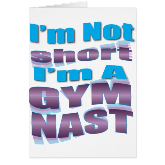 GYMNASTICS Gifts Cards (Front)