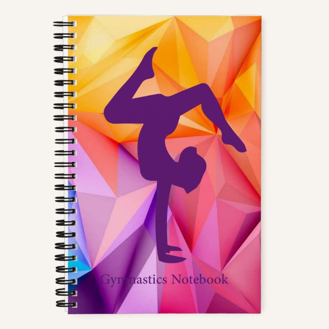 Gymnastics gifts : Gymnastics Notebook (Front)