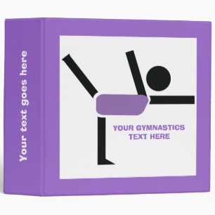 Gymnastics gifts, gymnastics performer custom binder