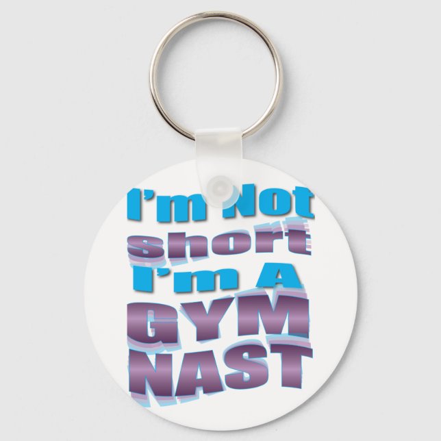 GYMNASTICS Gifts Keychain (Front)