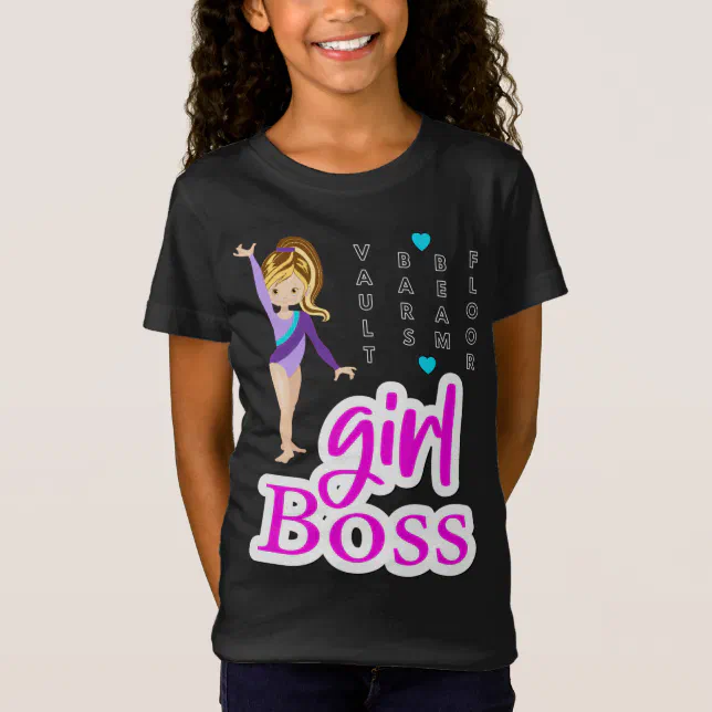 Gymnastics Girl Boss T Shirt Zazzle