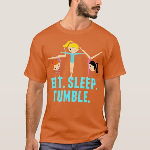 Gymnastics Girl Eat Sleep Tumble T_Shirt