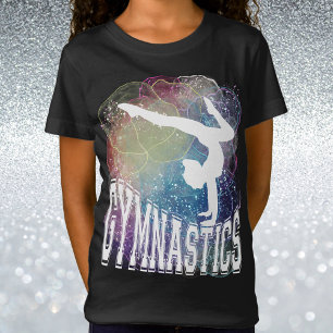 Gymnastics Girl Handstand Watercolor T-Shirt