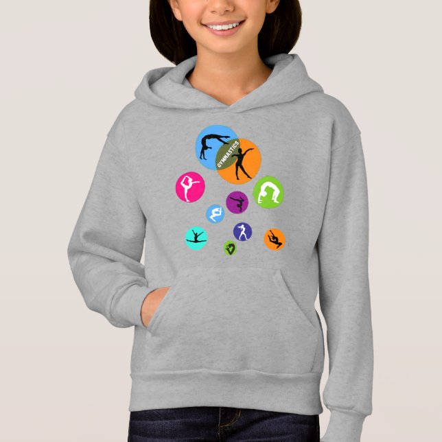Gymnastics Girl  Hoodie (Front)