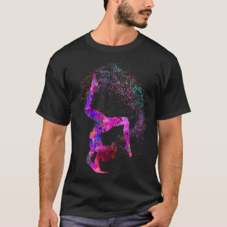 Gymnastics girl watercolor gymnastics n gift 5 T-Shirt