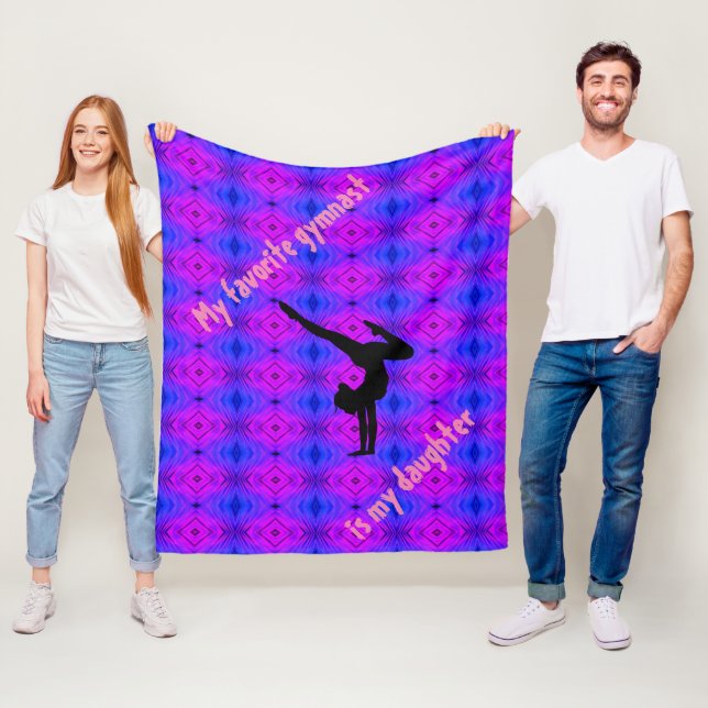 Gymnastics Girls Fleece Blanket from Parent (In Situ)