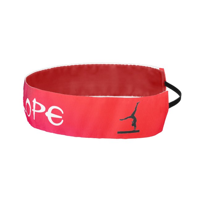 Gymnastics Girls Personalized Non-Slip Headbands (Right)
