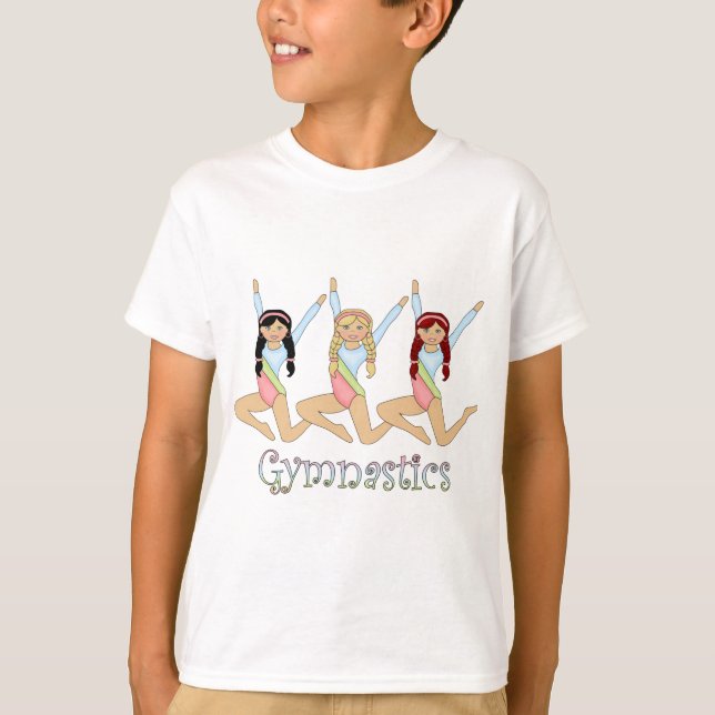 gymnastics girls T-Shirt (Front)