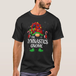 Gymnastics Gnome Buffalo Red Plaid Matching Family T-Shirt