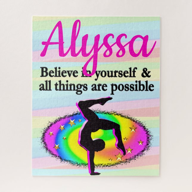 GYMNASTICS GOALS AND DREAMS JIGSAW PUZZLE (Vertical)