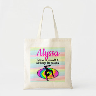 GYMNASTICS GOALS AND DREAMS TOTE BAG