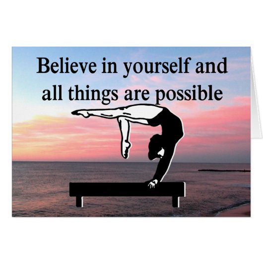 GYMNASTICS GOALS CARDS (Front Horizontal)