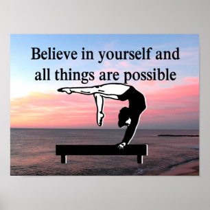 GYMNASTICS GOALS POSTER