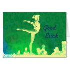 Gymnast Good Luck Note Card | Zazzle.com