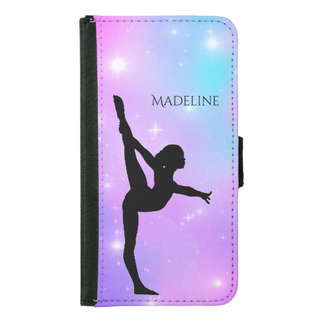 Gymnastics Gradient Phone Case w/ Name of Gymnast (Front)