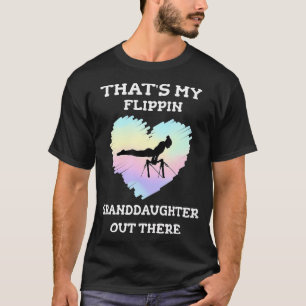 Gymnastics Grandma Thats My Flippin Granddaughter  T-Shirt