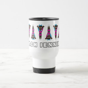 Gymnastics Gym Coach Acro Dance Tumbling Teacher Travel Mug
