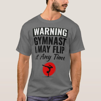 Gymnastics Gymnast Backflip Dance Sports Funny 9 T-Shirt