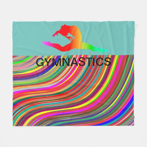 Gymnastics GYMNAST fleece blanket