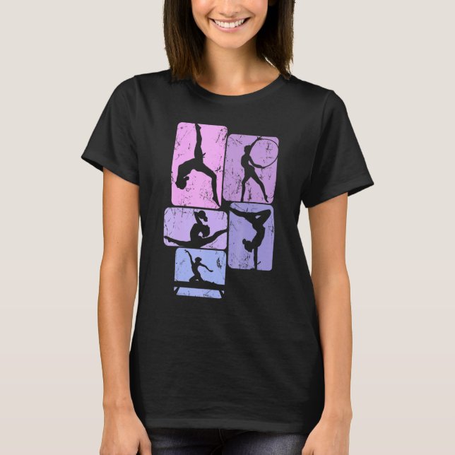 Gymnastics Gymnast Women Kids Girls 1 T-Shirt (Front)