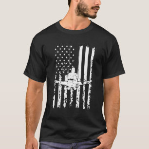 Gymnastics Gymnsatik US flag gymnastics coach gift T-Shirt