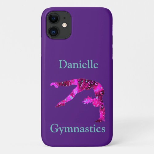 Gymnastics Handspring Personalized    iPhone 11 Case