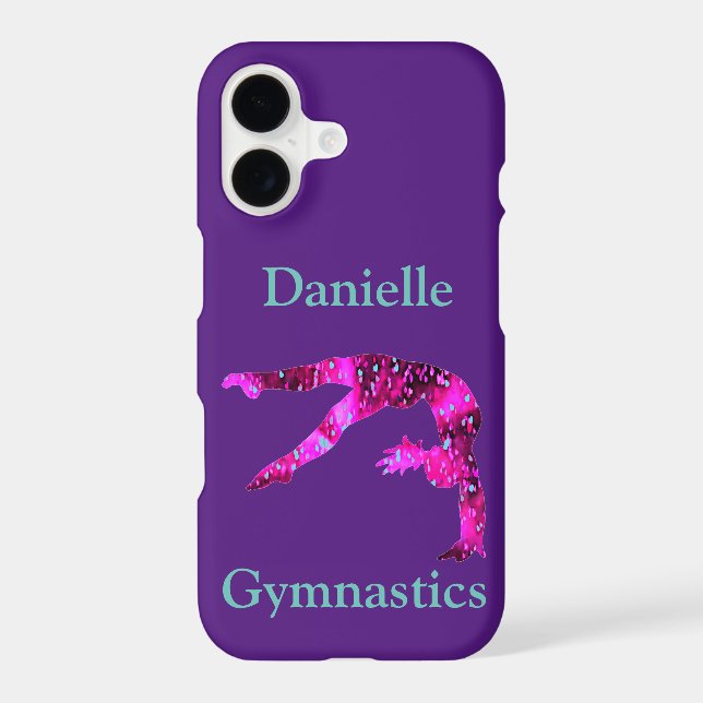 Gymnastics Handspring Personalized    Iphone Case (Back)