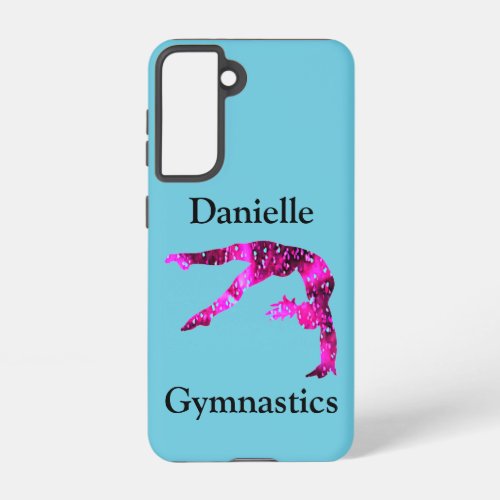 Gymnastics Handspring Personalized  Samsung Galaxy S21 Case