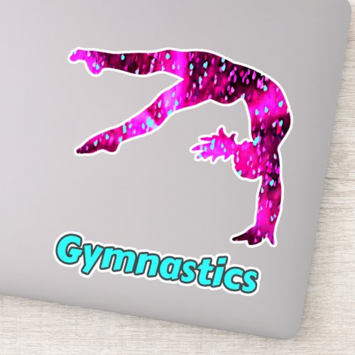 Gymnastics Handspring Stickers for Girls