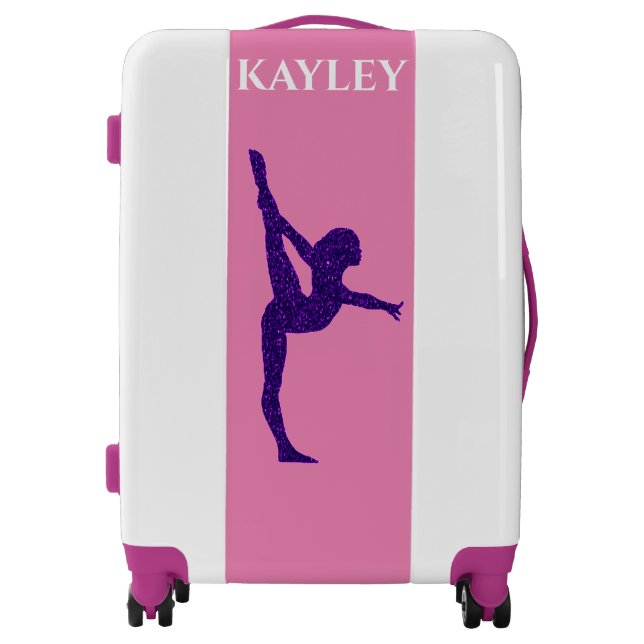 GYMNASTICS HARD SHELL LUGGAGE. LUGGAGE (Front)