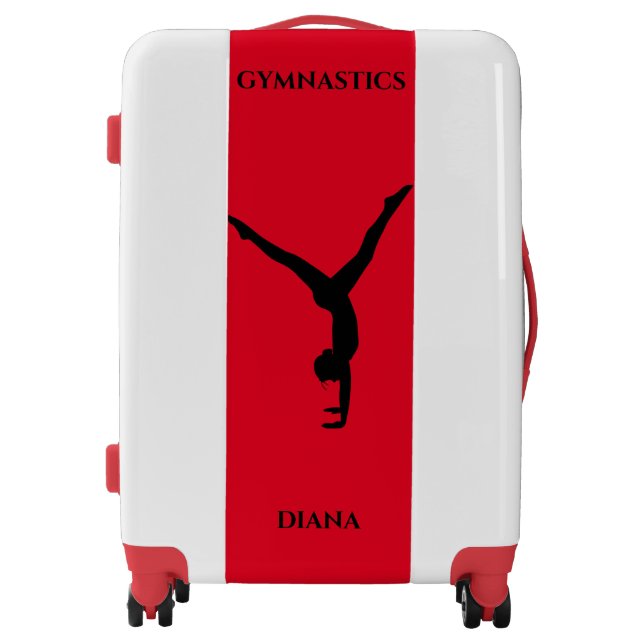GYMNASTICS HARD SHELL LUGGAGE. LUGGAGE (Front)