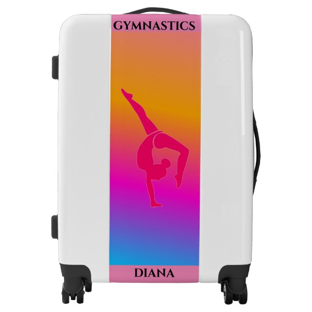 GYMNASTICS HARD SHELL LUGGAGE. LUGGAGE (Front)