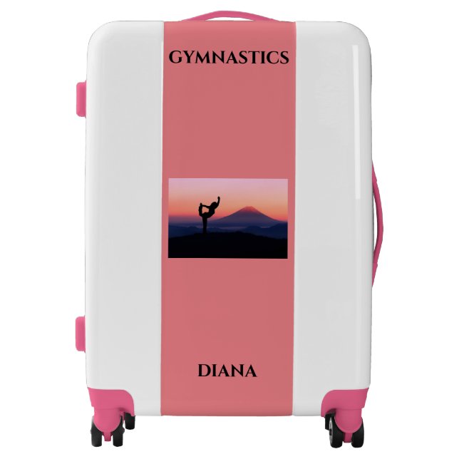 GYMNASTICS HARD SHELL LUGGAGE. LUGGAGE (Front)