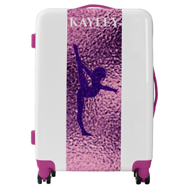 GYMNASTICS HARD SHELL LUGGAGE. LUGGAGE (Front)