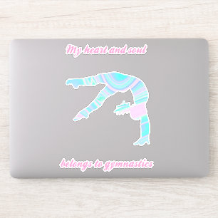 Gymnastics Heart and Soul Stickers