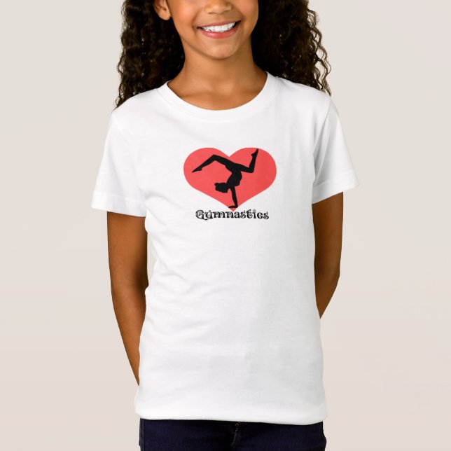 Gymnastics Heart T-Shirt (Front)