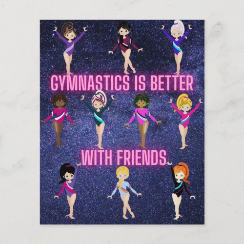 Gymnastics Is Better With Friends    Flyer