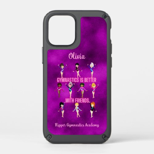 Gymnastics Is Better With Friends Personalized     Speck iPhone 12 Mini Case
