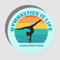 Gymnastics is Life Beautiful Sunset Custom Gymnast