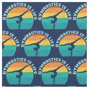 Gymnastics is Life Fabric