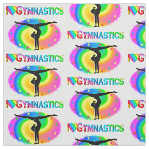 GYMNASTICS IS MY LIFE FABRIC