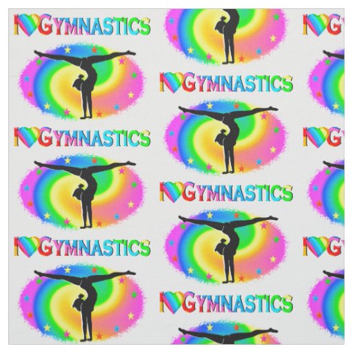GYMNASTICS IS MY LIFE FABRIC