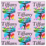GYMNASTICS IS MY LIFE PERSONALIZED FABRIC