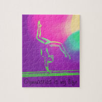 Gymnastics is my life puzzle. jigsaw puzzle