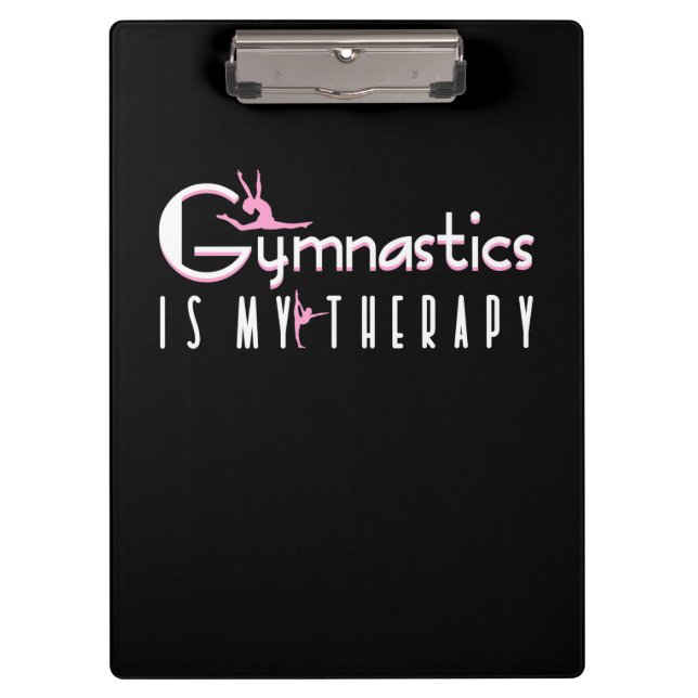 Gymnastics Is My Therapy Clipboard (Front)