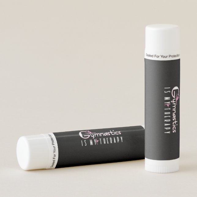 Gymnastics Is My Therapy Lip Balm (Front)
