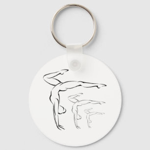 Gymnastics Keychain
