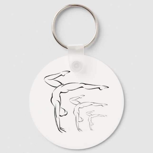 Gymnastics Keychain (Front)