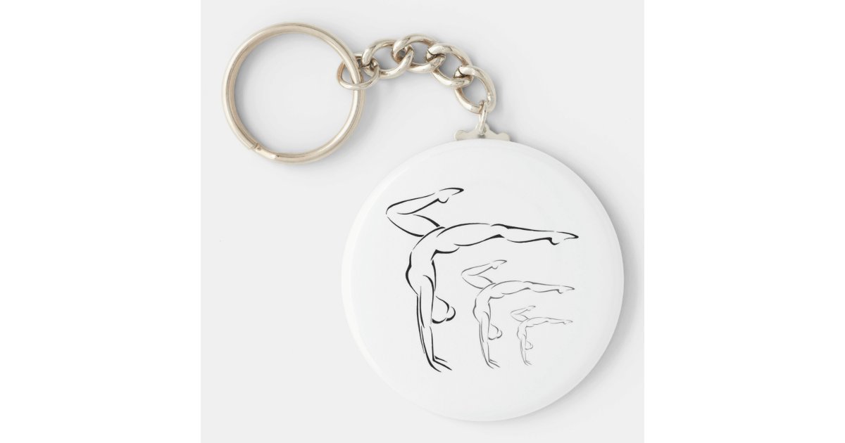 Gymnastics Keychain