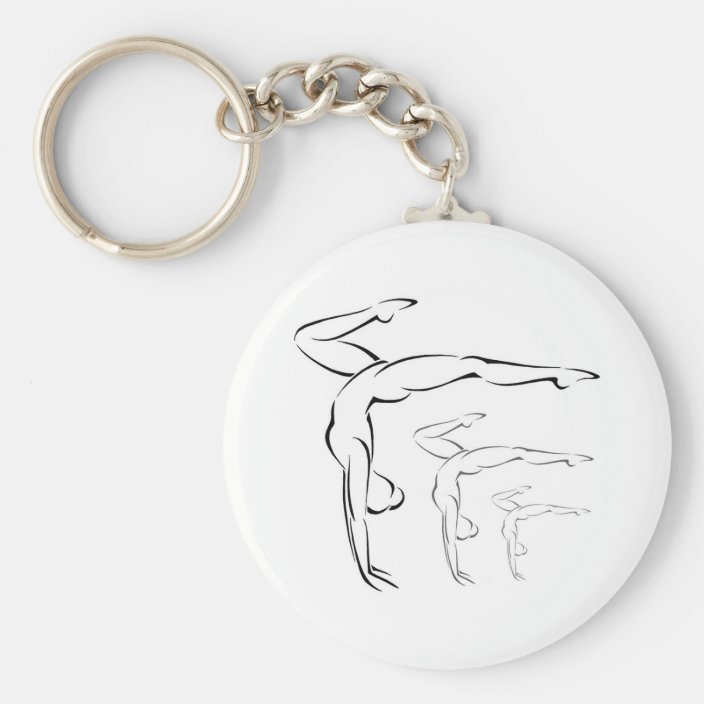 Gymnastics Keychain